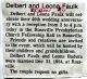 Anniversary- Faulk, Delbert and Leona 2 Anniversary- Faulk, Delbert and Leona 2