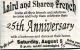 Anniversary- French, Laird and Sharon Anniversary- French, Laird and Sharon