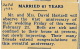Anniversary- Hartzell, David and Matilda 3 Anniversary- Hartzell, David and Matilda 3