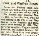 Anniversary- Stach, Frank and Winifred