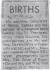 Birth- Davis, Deana Birth- Davis, Deana