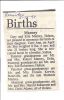 Birth- Marney, Torri Birth- Marney, Torri