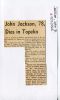 Obituary- Jackson, John B.
