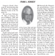 Obituary- Kennedy, Frank J. Obituary- Kennedy, Frank J.