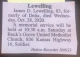 Obituary- Lewelling, James D. Obituary- Lewelling, James D.