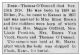 Obituary- O'Donnell, Thomas d.1910 Obituary- O'Donnell, Thomas d.1910